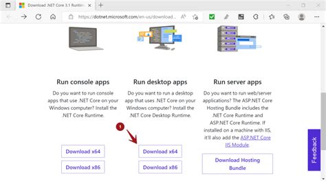 netcore runtime download.